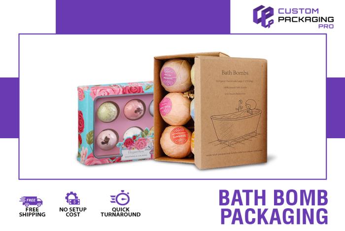 Display Packaging Entice Customers to Buy Bath Bombs